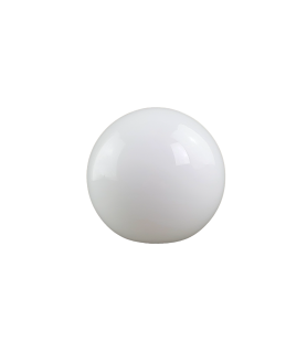 100mm No Neck Opal Globe Light Shade with 50mm Fitter Hole (Gloss or Matt)