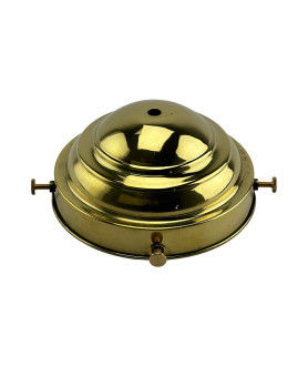 150mm Beehive Dome in Polished Brass