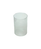 240mm Clear Cylinder Glass Shade with 130mm Base