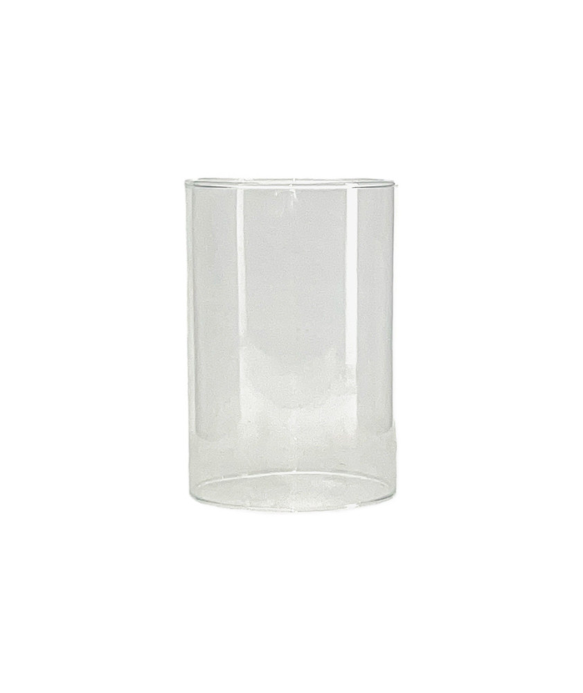 150mm Clear Glass Cylinder Glass Shade with 100mm Base