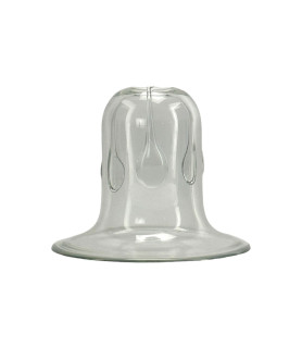 Clear Bell Drip Shade with 30mm Fitter Hole