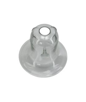Clear Bell Drip Shade with 30mm Fitter Hole