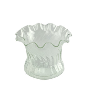 Superior Clear Oil Lamp Shade with 100mm Base