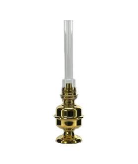 Petite Belgian Polished Brass Lamp
