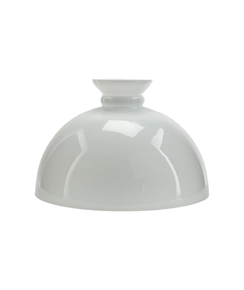 340mm Base Opal Oil Lamp Dome Shade