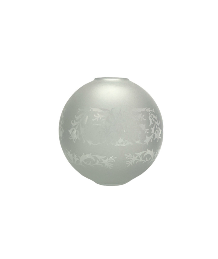 150mm Kosmos Frosted Globe Oil Lamp Shade with 60mm Base