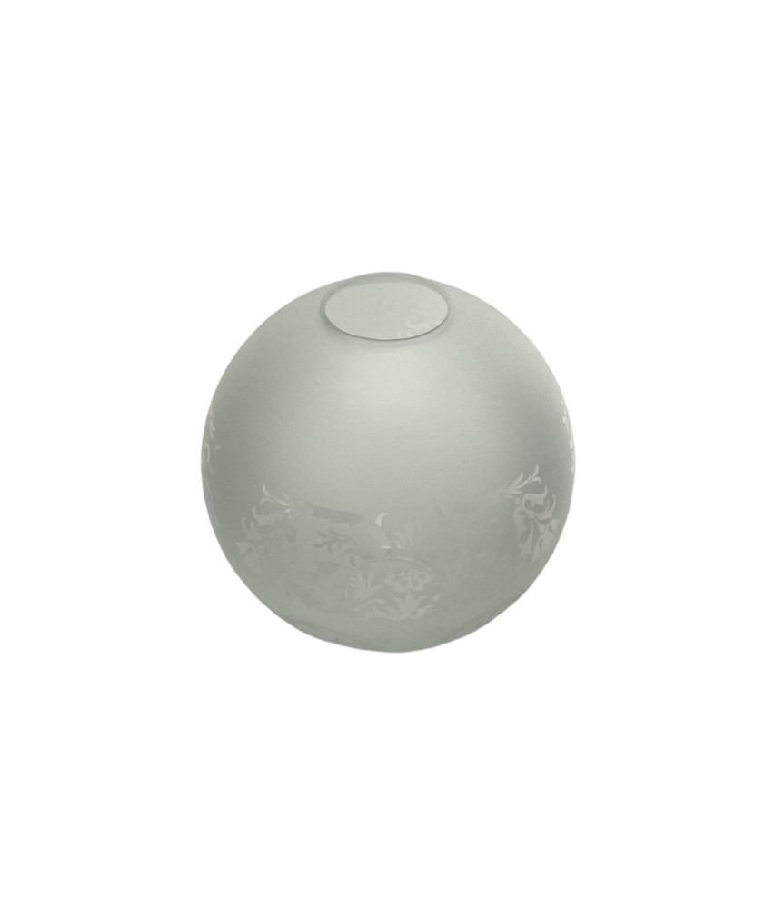 150mm Kosmos Frosted Globe Oil Lamp Shade with 60mm Base