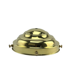 185mm Domed Gallery Brass