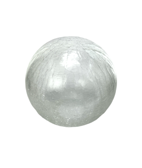 200mm Crackle Globe Light Shade With 80mm Fitter Hole