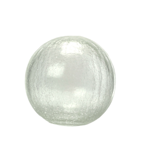 200mm Crackle Globe Light Shade With 80mm Fitter Hole