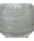 160mm Prismatic/Holophane Acorn Light Shade with 100mm Fitter Neck