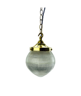 160mm Prismatic Acorn Light Shade with 100mm Fitter Neck