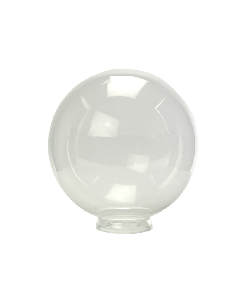 250mm Clear Globe with 80mm Fitter Neck (Clear or Frosted)