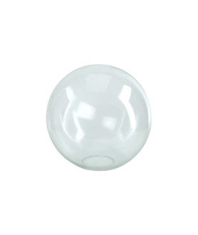 250mm Clear Globe with 80mm Fitter Hole (Clear or Frosted)