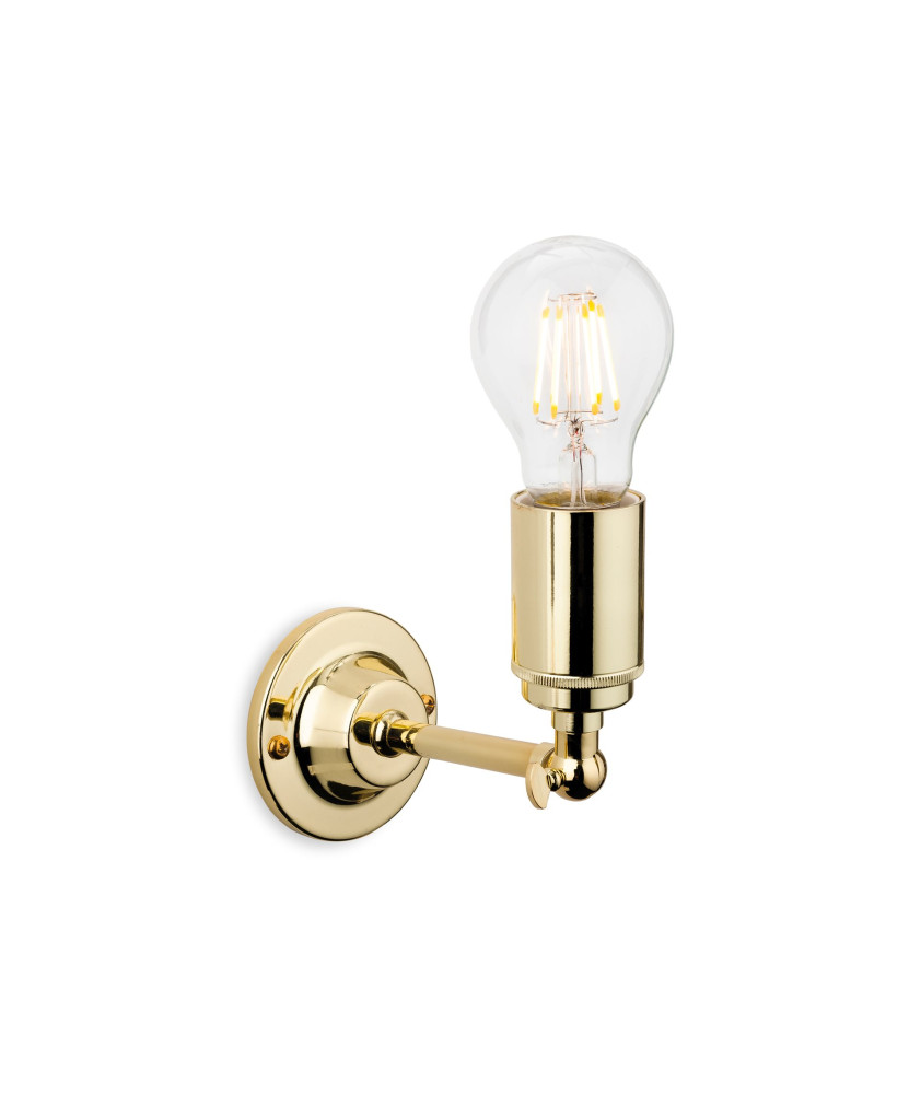 Indy Wall Light Polished Brass