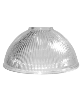 305mm Prismatic Dome Light Shade with 60mm Fitter Hole