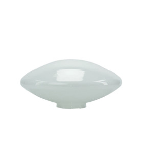 250mm Opal Elliptical Globe Light Shade With 75-80mm Fitter Neck