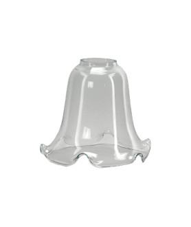 Clear Glass Tulip Shade with 30mm Fitter Hole
