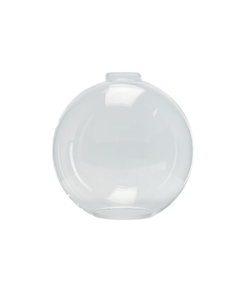 240mm Clear Oil Lamp Globe Shade with 100mm Base