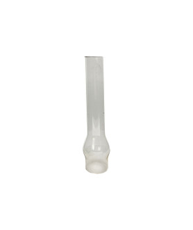 230mm Clear Glass Oil Lamp Chimney with 48mm Base
