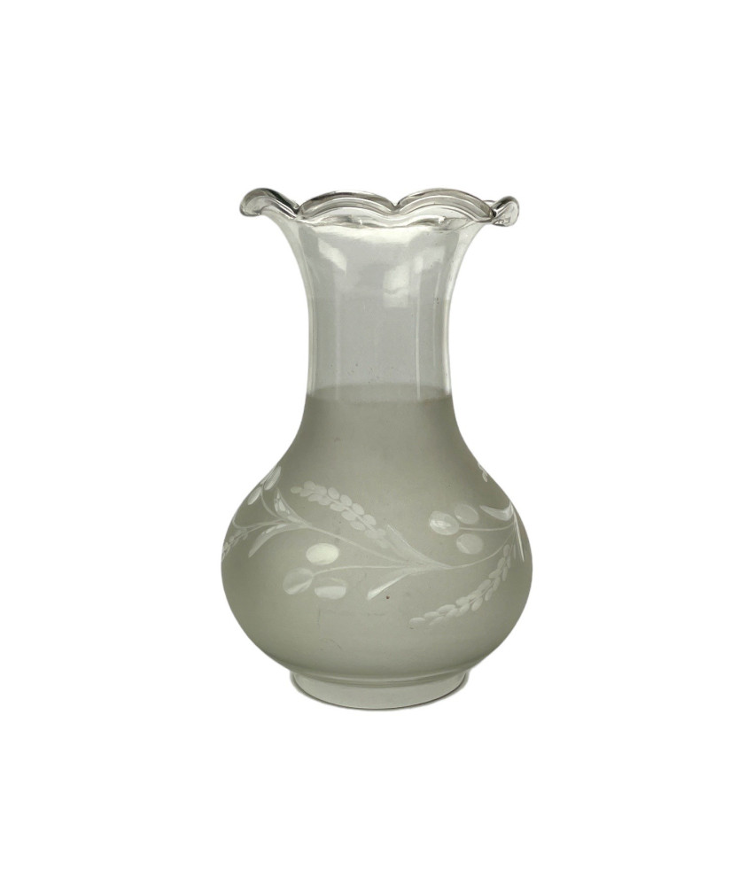 Vase Style Decorative Oil Lamp Shade with 100mm Base