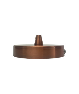 100mm Copper Ceiling Plate with Cord Grip