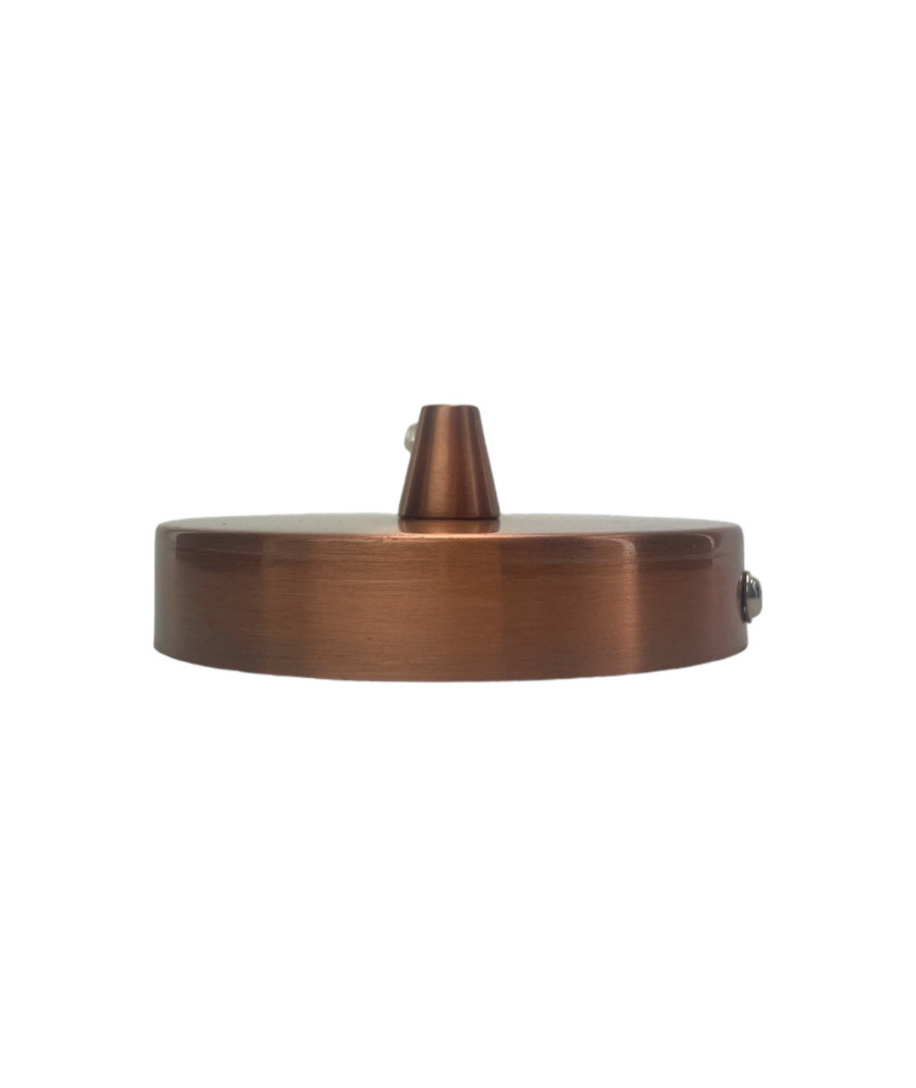 100mm Copper Ceiling Plate with Cord Grip