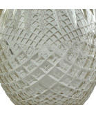 Crystal Cut Glass Acorn Light Shade with 80mm Fitter Neck