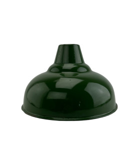 Green Enamel Coolicon Shade with 30mm Fitter Hole