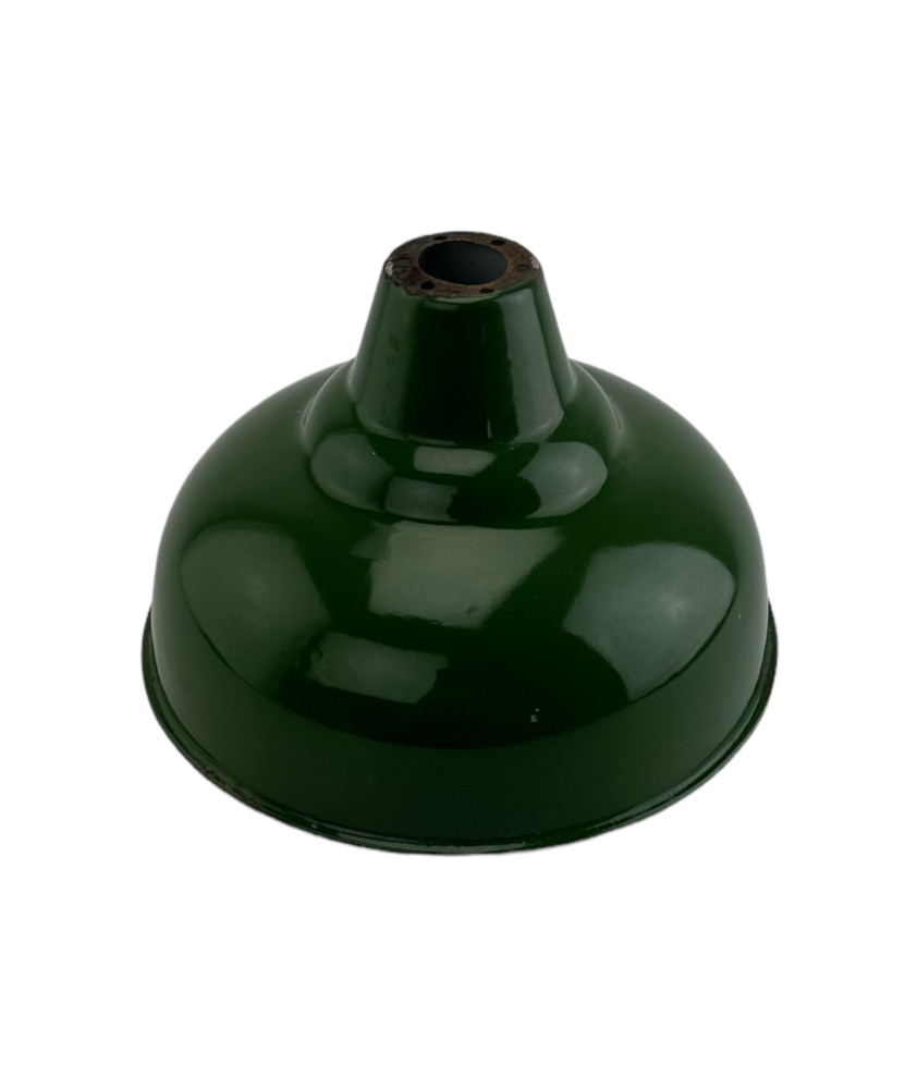 Green Enamel Coolicon Shade with 30mm Fitter Hole