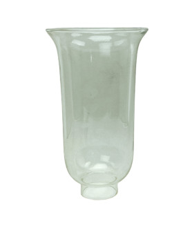 Clear Tulip Style Hurricane Light Shade with 52mm Base