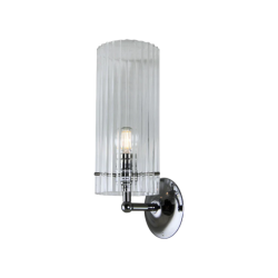 Ribbed Cylinder Wall Light