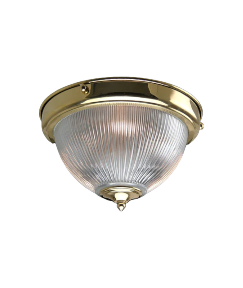 Prismatic Dome Flush Ceiling Light