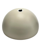 Matt Cream Half Dome Pendant Shade with 30mm Fitter Hole
