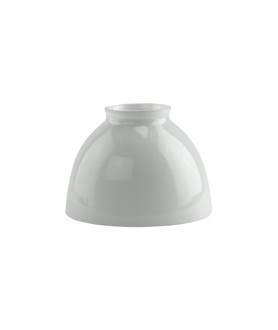 Small Opal Dome Glass Light Shade with 55mm Fitter Neck