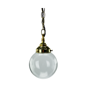 150mm Clear Globe with 80mm Fitter Neck(Clear or Frosted)