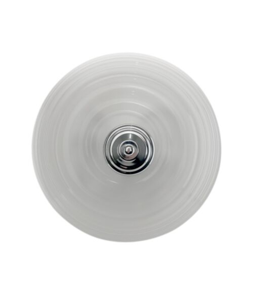 254mm Beehive Clear Ceiling Light Shade with 19mm Fitter Hole