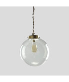 300mm Bubble/Seeded Globe Chain Pendant (Various Finishes)