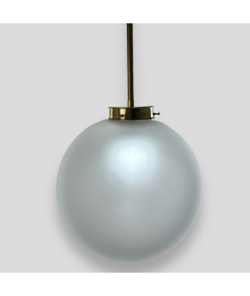 300mm Frosted Globe Rod Pendant (Various Finishes)
