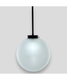 300mm Frosted Globe Rod Pendant (Various Finishes)