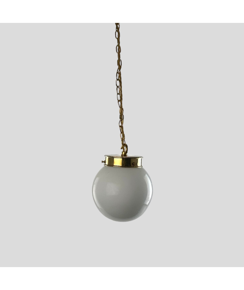 150mm Opal Globe Chain Pendant (Various Finishes)