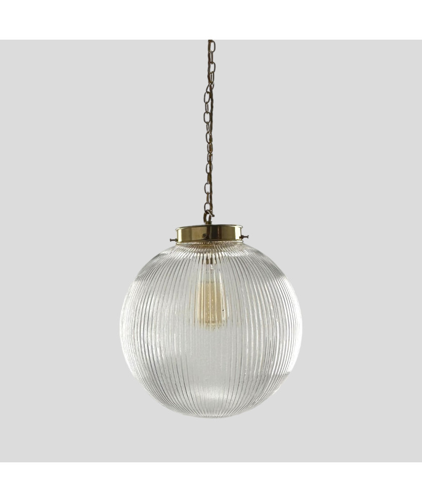 300mm Reeded Chain Pendant (Various Finishes)