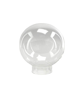 150mm Clear Glass Globe Light Shade with 70mm Fitter Neck