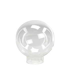 150mm Clear Glass Globe Light Shade with 70mm Fitter Neck