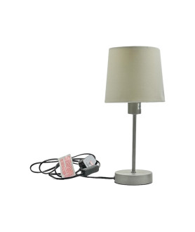 Alina Table lamp Chrome with White Shade