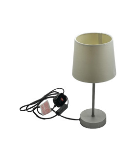 Alina Table lamp Chrome with White Shade