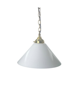 245mm Opal Coolie Light Shade with 57mm Fitter Neck
