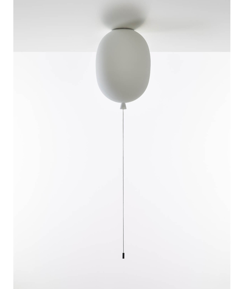 300mm Memory Balloon Oval Ceiling Light (Various Colours)