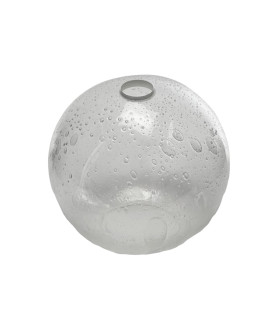 180mm Bubble Globe with 30mm Fitter Hole and 80mm Base hole