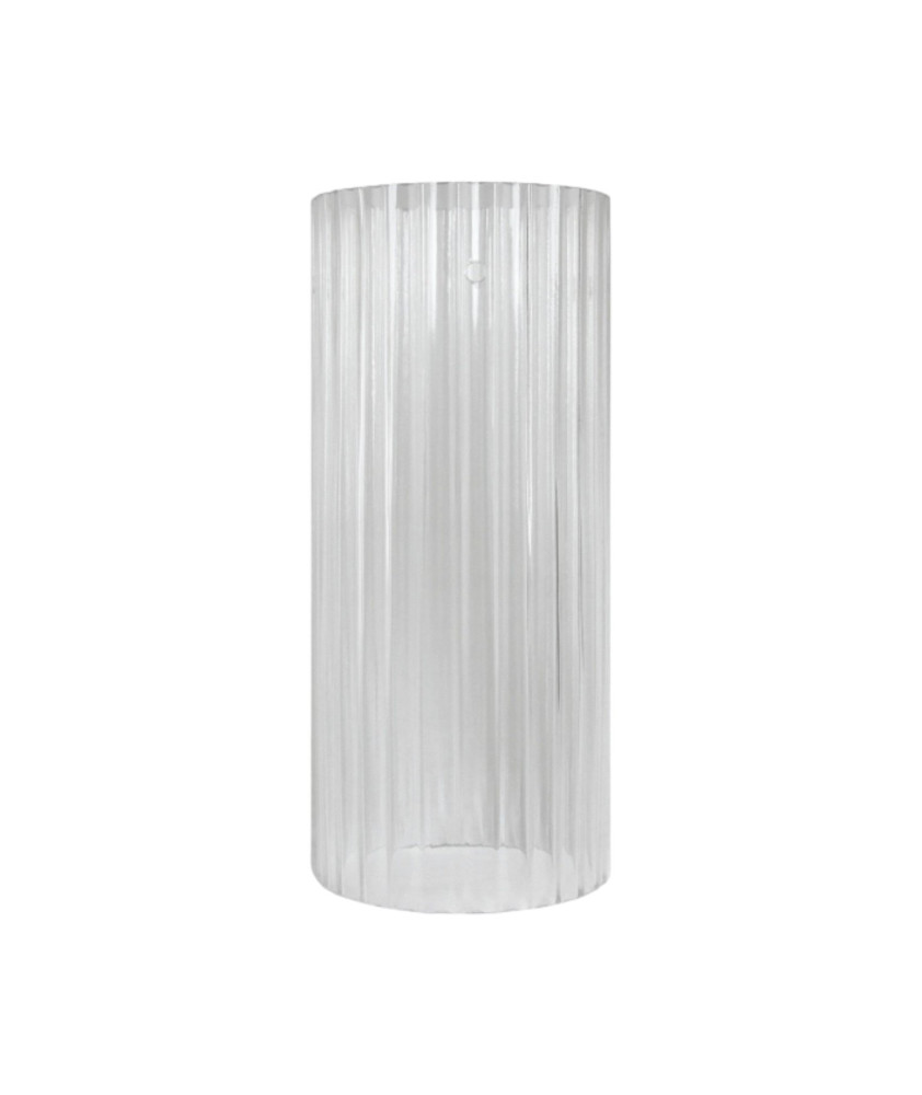 Ribbed Glass Cylinders